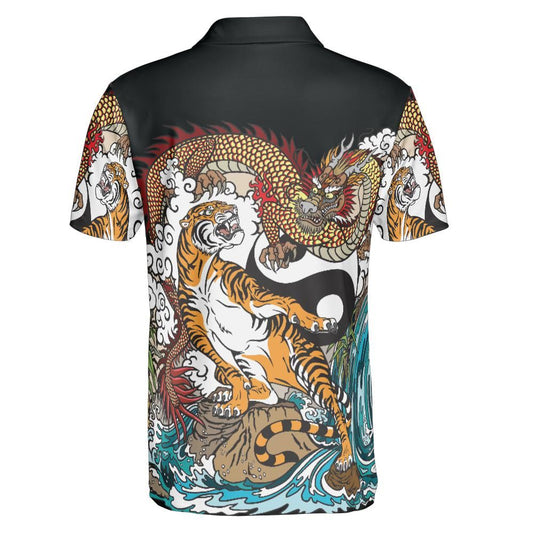 Tiger Versus Dragon Polo Shirt