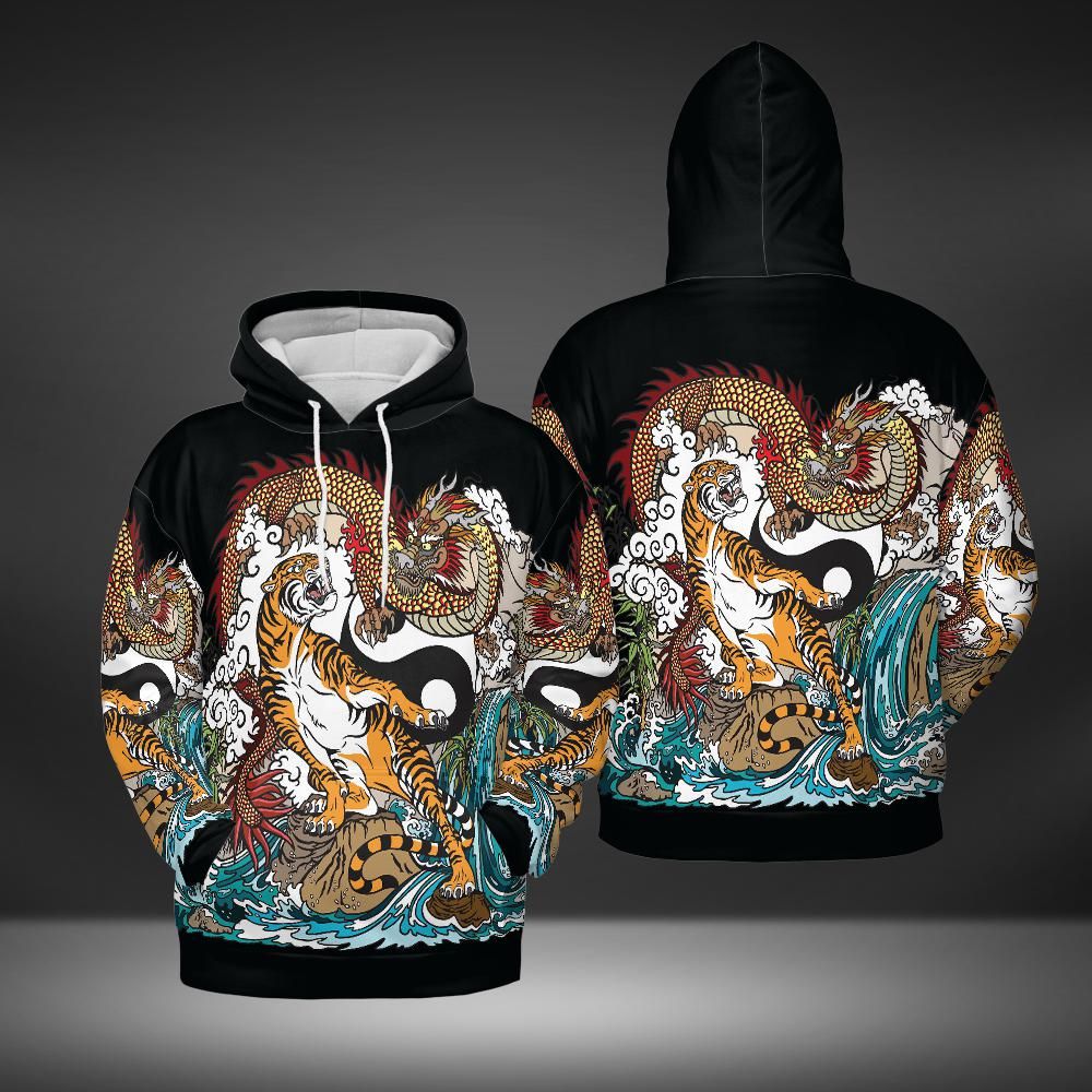 Tiger Versus Dragon Premium Unisex Hoodie