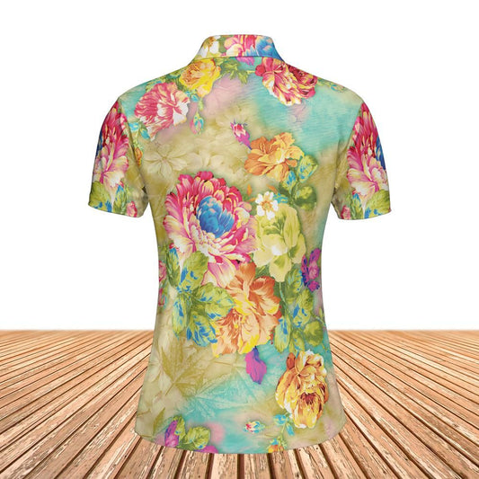 Flower Garden Women's Polo Shirt