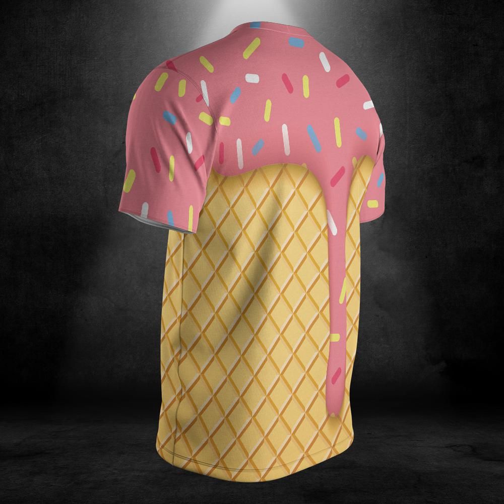 Strawberry Ice Cream Cone Unisex Comfort T-Shirt