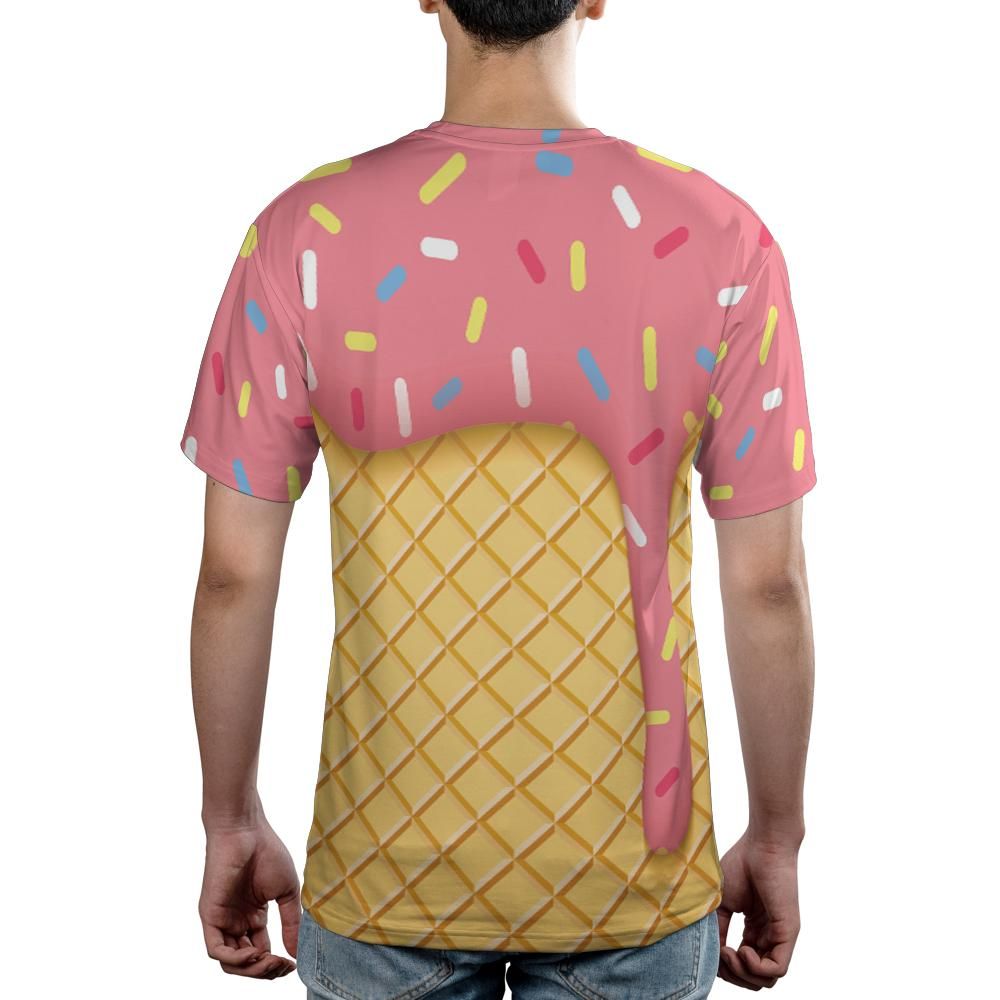 Strawberry Ice Cream Cone Unisex Comfort T-Shirt