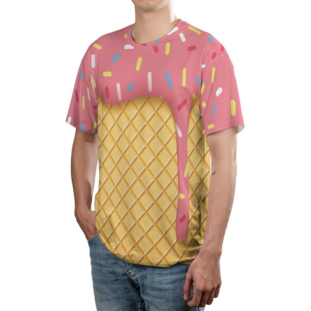 Strawberry Ice Cream Cone Unisex Comfort T-Shirt