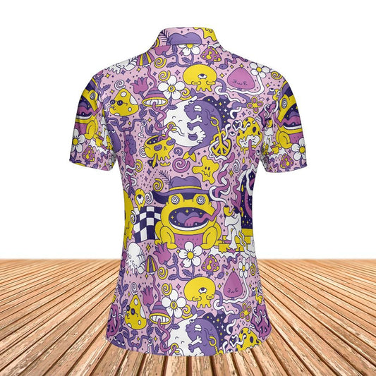 Purple Psychedelic Women's Polo Shirt