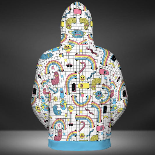 Weird Zone Premium Unisex Zip Hoodie