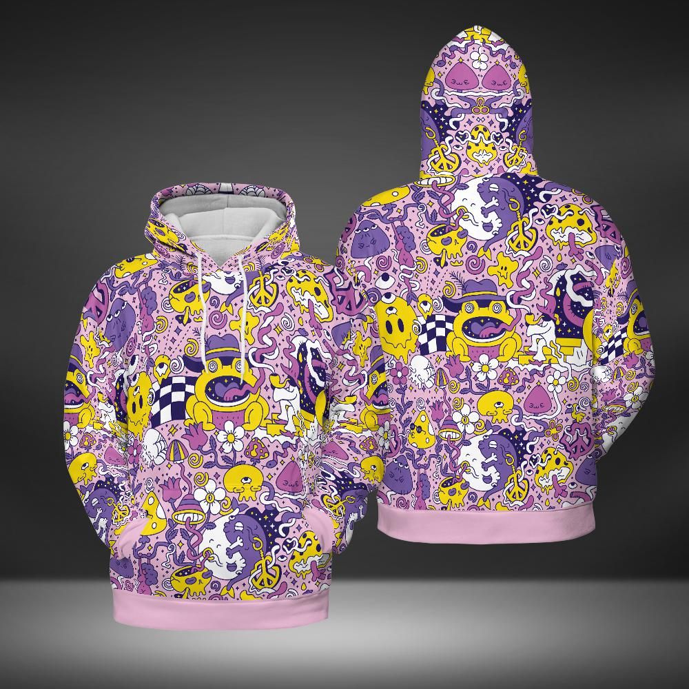 Purple Psychedelic Premium Unisex Hoodie