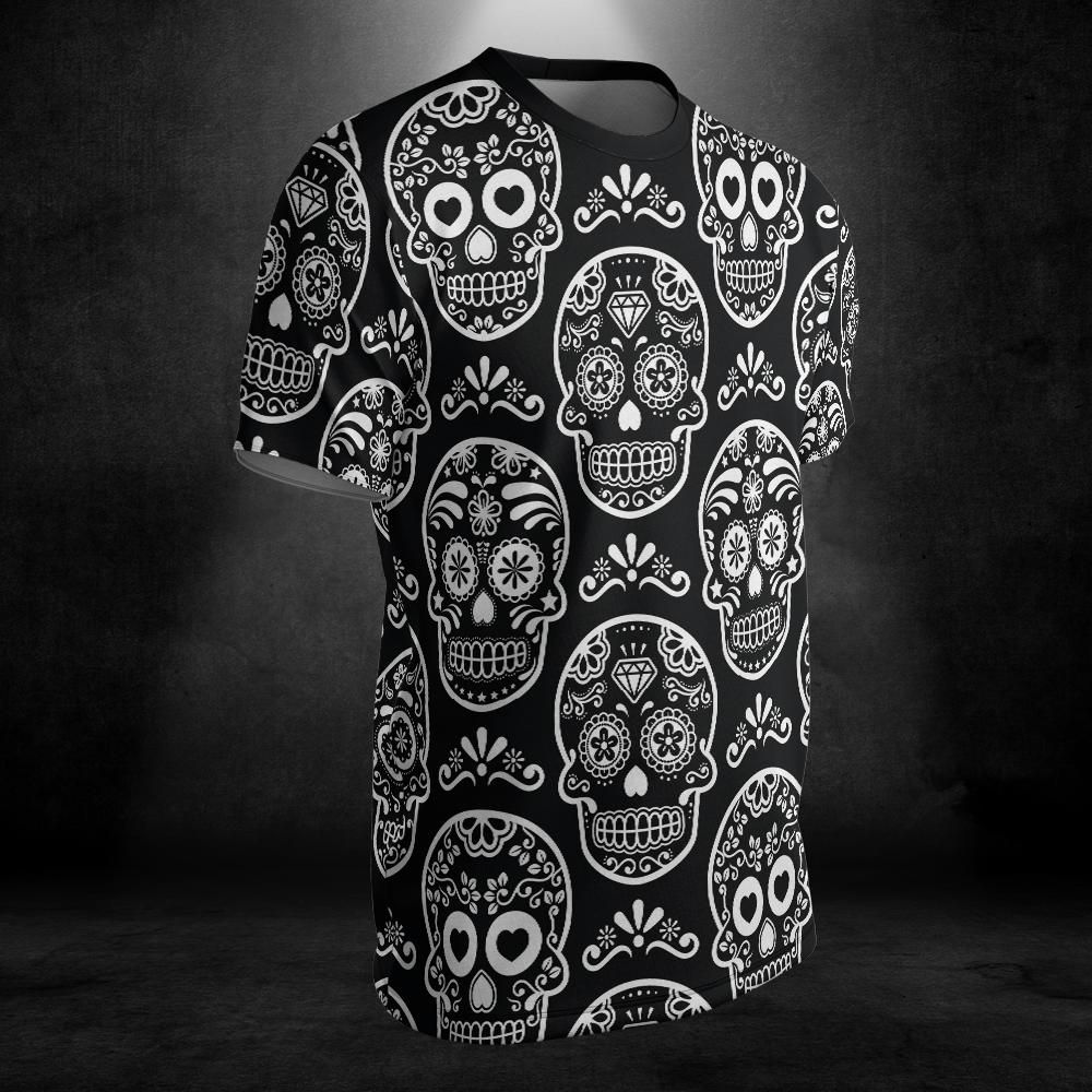 Black & White Calavera Unisex Comfort T-Shirt