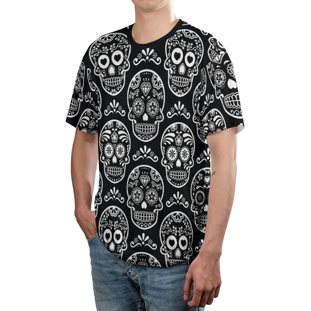 Black & White Calavera Unisex Comfort T-Shirt