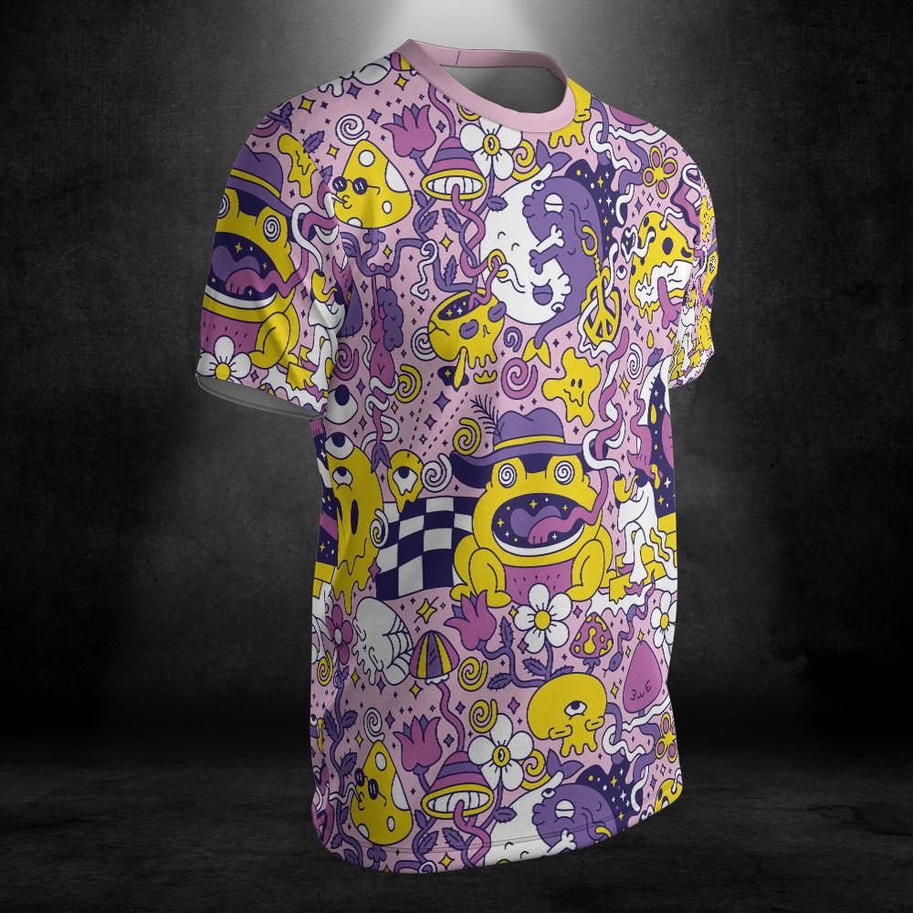 Purple Psychedelic Unisex Comfort T-Shirt