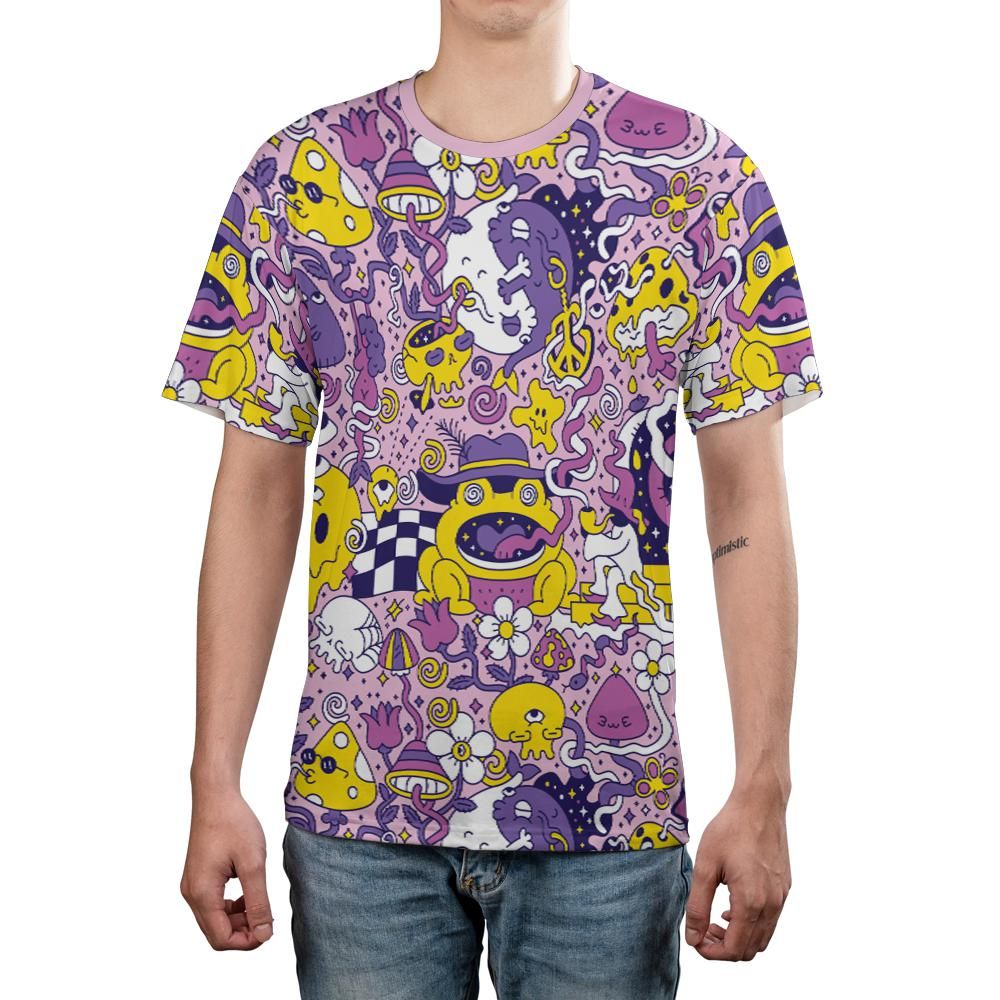 Purple Psychedelic Unisex Comfort T-Shirt