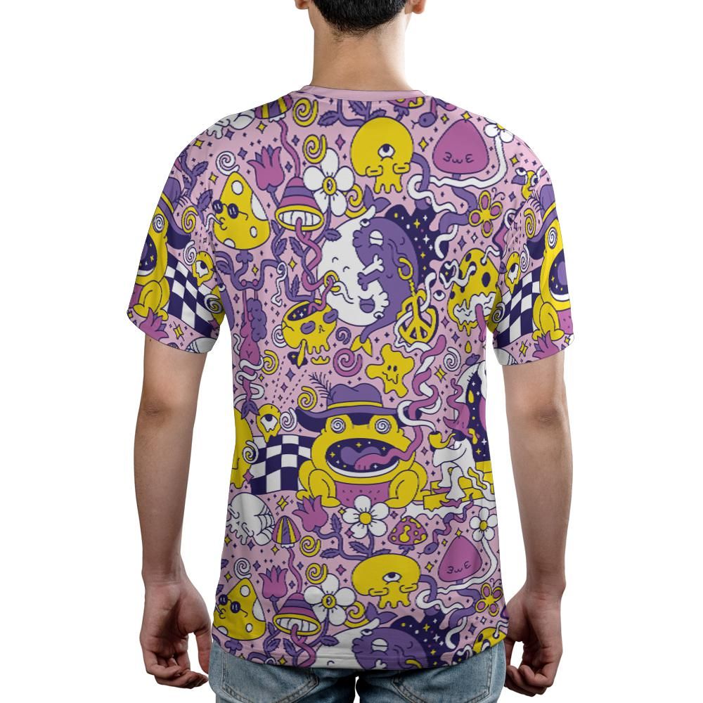 Purple Psychedelic Unisex Comfort T-Shirt