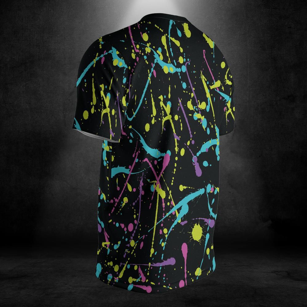 Bright Splattered Paint Unisex Comfort T-Shirt