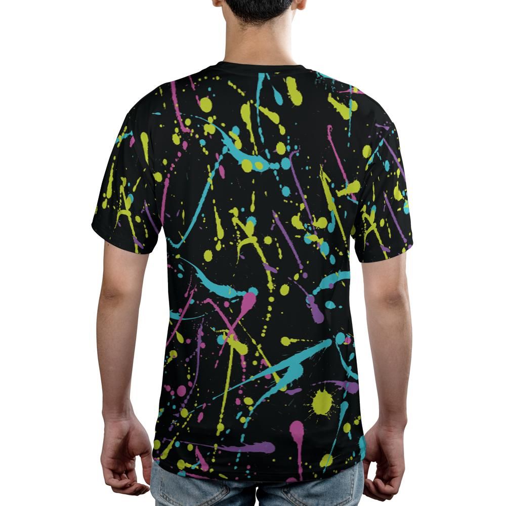 Bright Splattered Paint Unisex Comfort T-Shirt