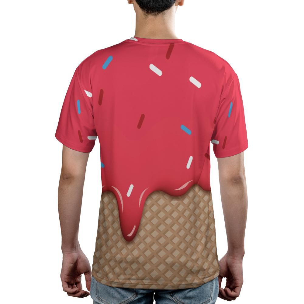 Velvet Ice Cream On A Chocolate Cone Unisex Comfort T-Shirt