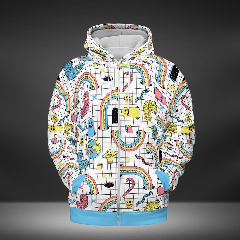 Weird Zone Premium Unisex Zip Hoodie