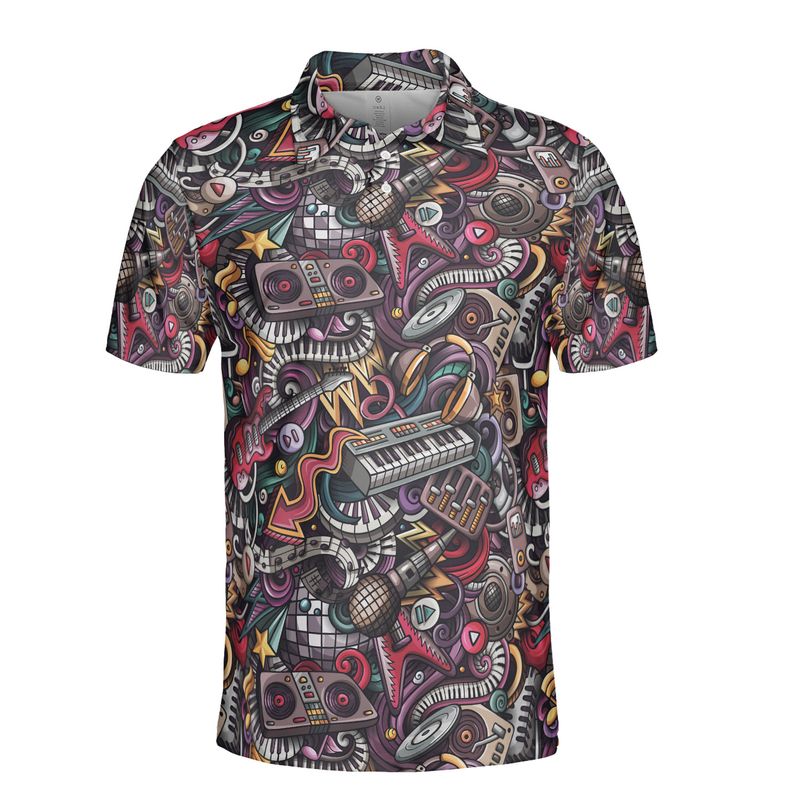 Music Craziness Polo Shirt