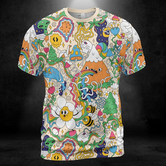 Mushroom Trip Unisex Comfort T-Shirt