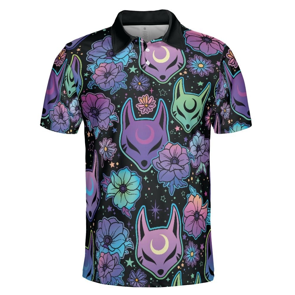 Mystic Fox Mask Polo Shirt