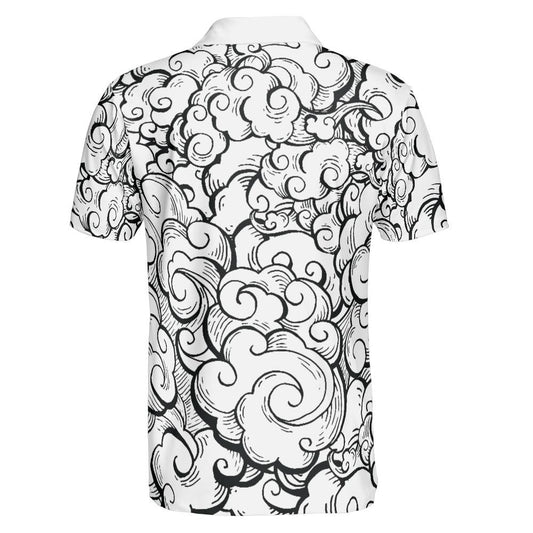 Asian Clouds Polo Shirt