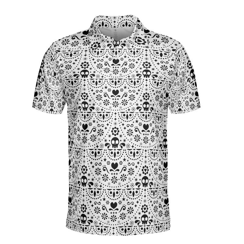 Sugar Skull Folklore Polo Shirt