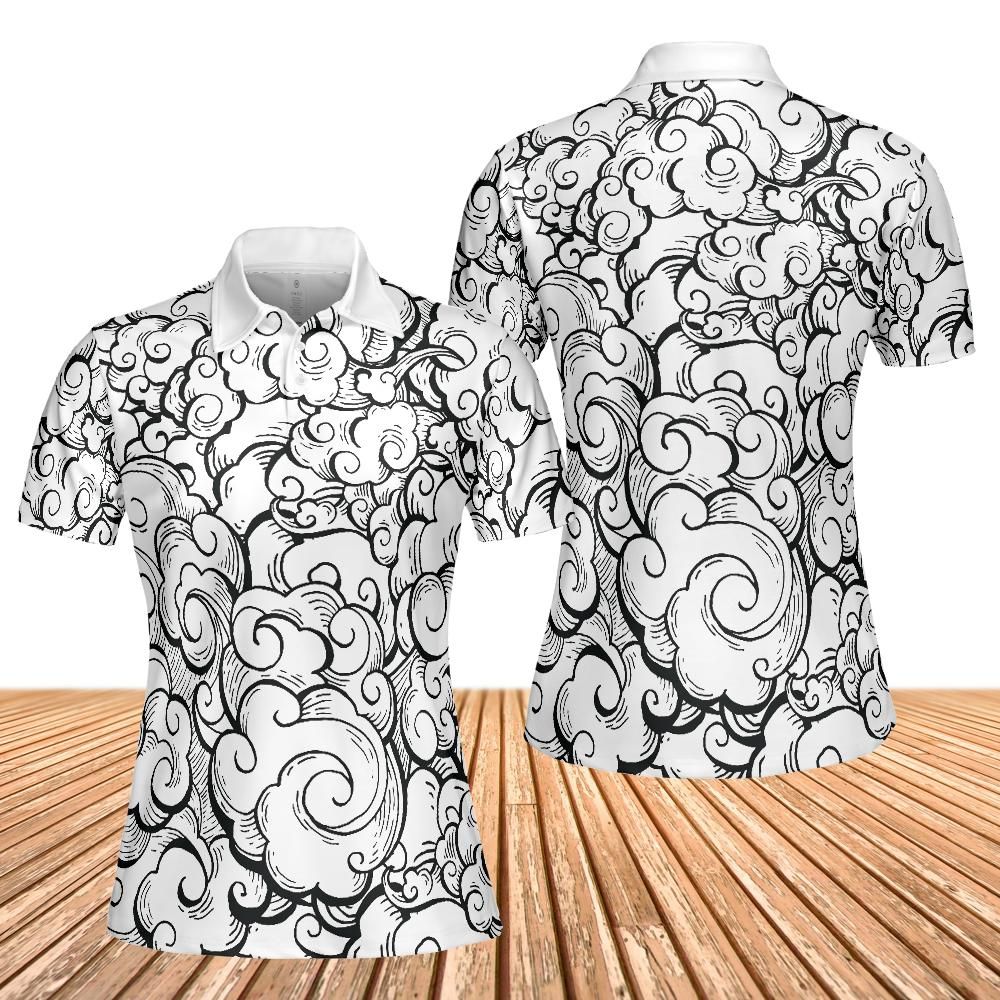 Asian Clouds Women's Polo Shirt