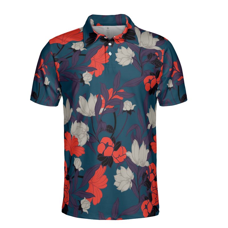 Budding Flowers Polo Shirt