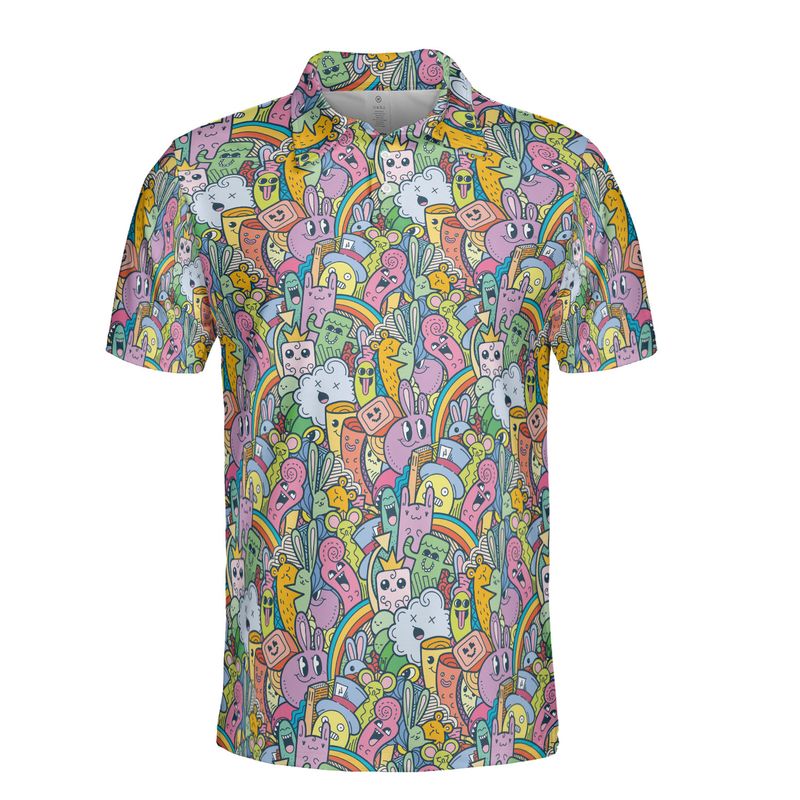 Monsters & Rainbows Polo Shirt