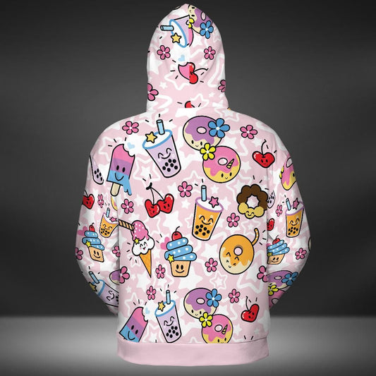 Kawaii Sweets Premium Unisex Zip Hoodie