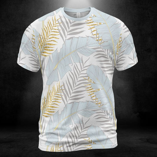 Blue Banana Leaves Unisex Comfort T-Shirt