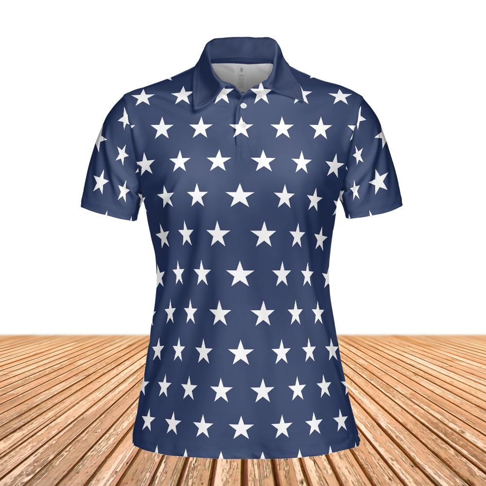 White Stars Women's Polo Shirt