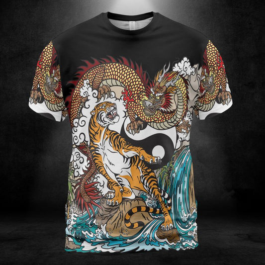 Tiger Versus Dragon Unisex Comfort T-Shirt