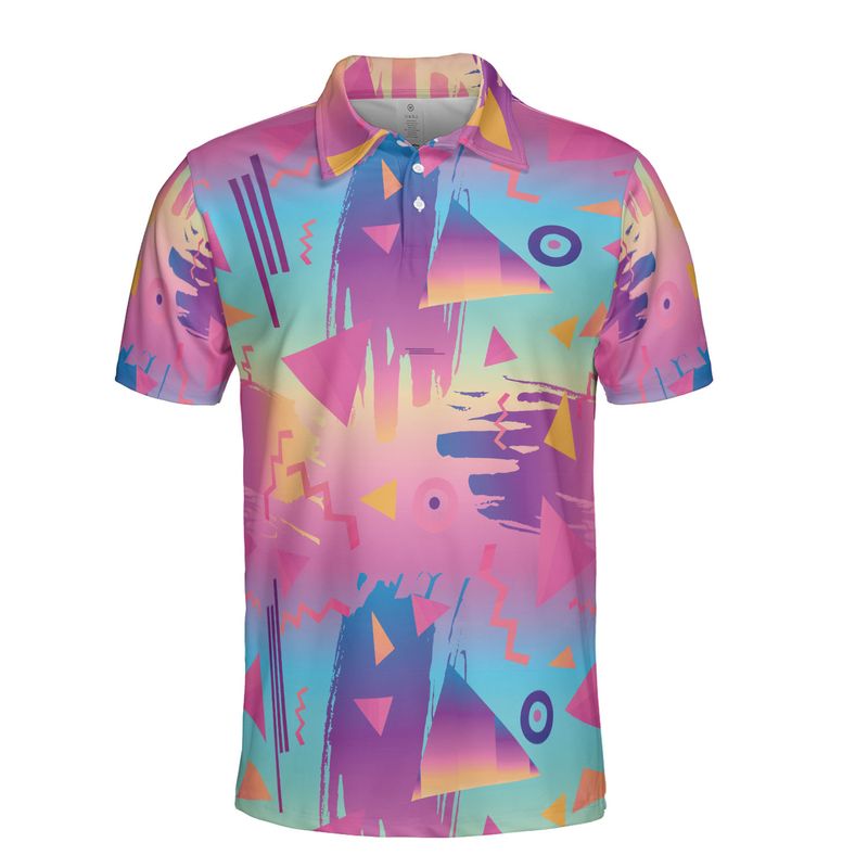 Retro 80's Polo Shirt