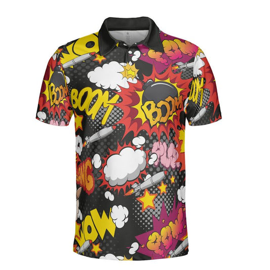 Comic Bomb Premium Polo Shirt