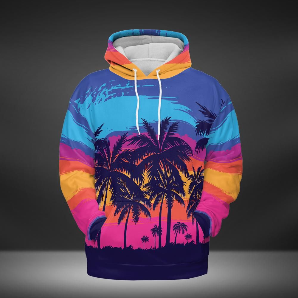Tropical Sunset Premium Unisex Hoodie
