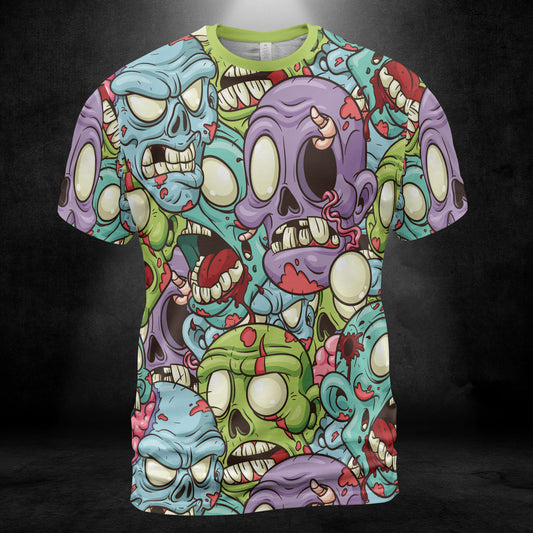 Zombie Heads Unisex Comfort T-Shirt