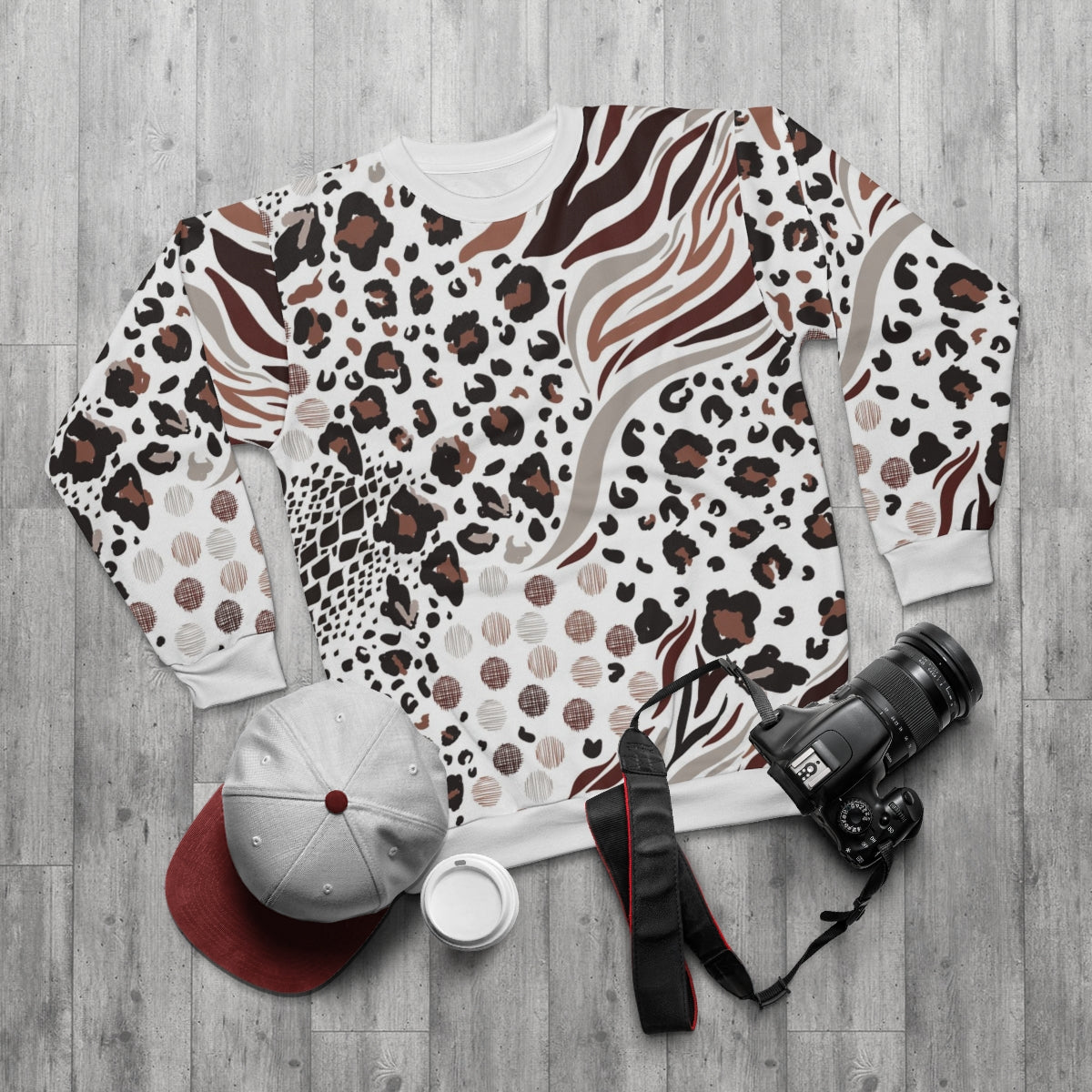 Mixed Animal Print Unisex Unisex Sweatshirt