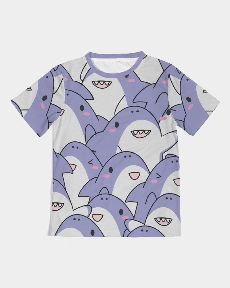 Shark Party Kids All-Over Print Tee