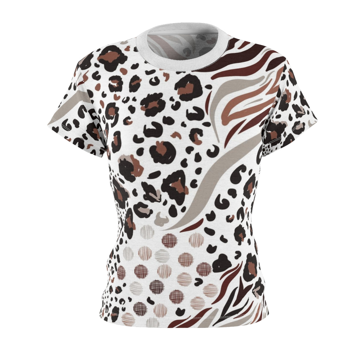 Mixed Animal Print Women's Tee
