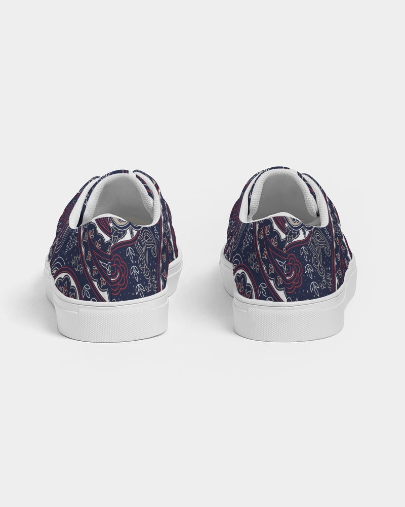 Paisley Beauty Women's Lace Up Canvas Shoe