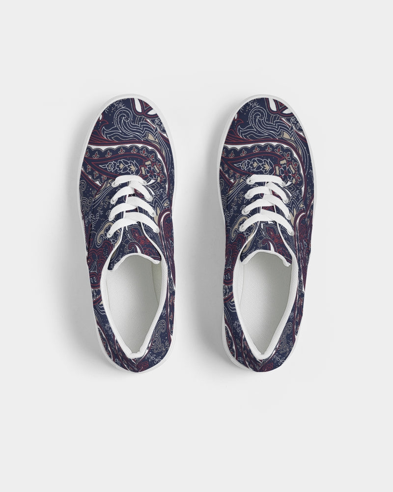 Paisley Beauty Women's Lace Up Canvas Shoe