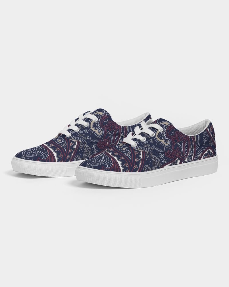 Paisley Beauty Men's Lace Up Canvas Shoe