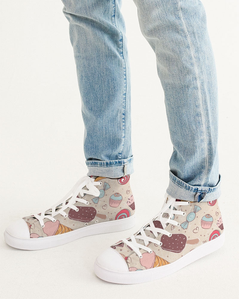 Sweet Tooth Men's High Top Canvas Shoe