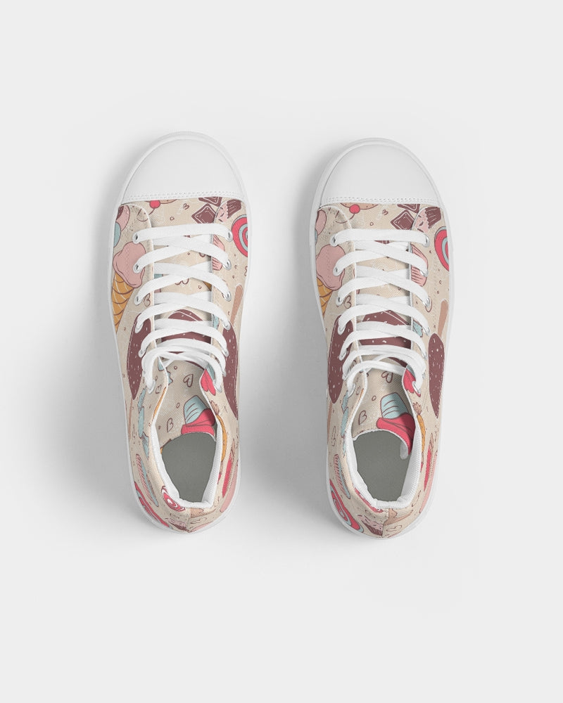 Sweet Tooth Men's High Top Canvas Shoe