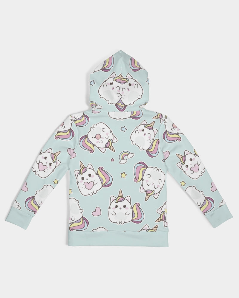 Caticorn Large Kids All-Over Print Hoodie