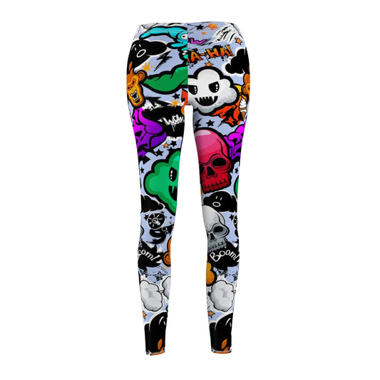 Spooky Graffiti Women's Leggings
