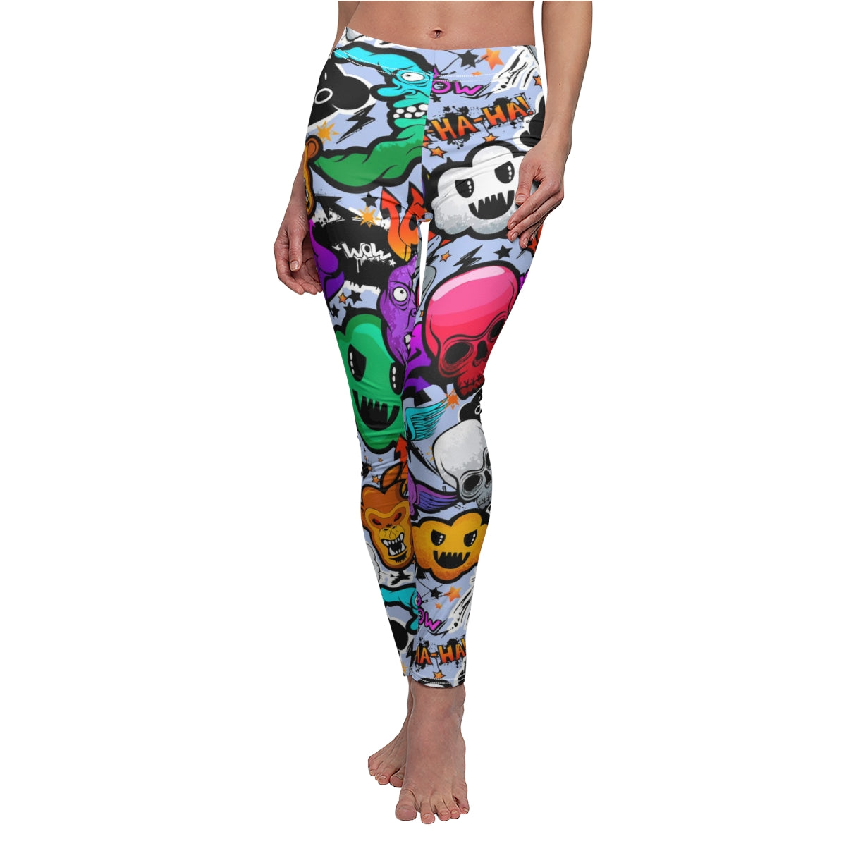 Spooky Graffiti Women's Leggings
