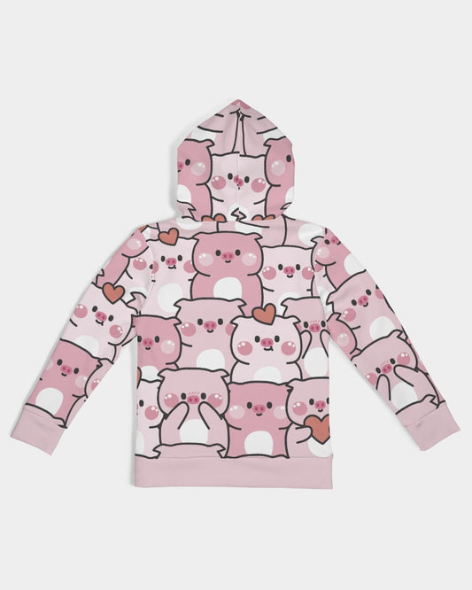 Cute Pigs Kids All-Over Print Hoodie