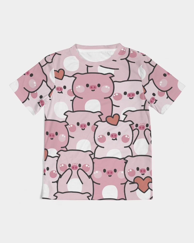 Cute Pigs Kids All-Over Print Tee
