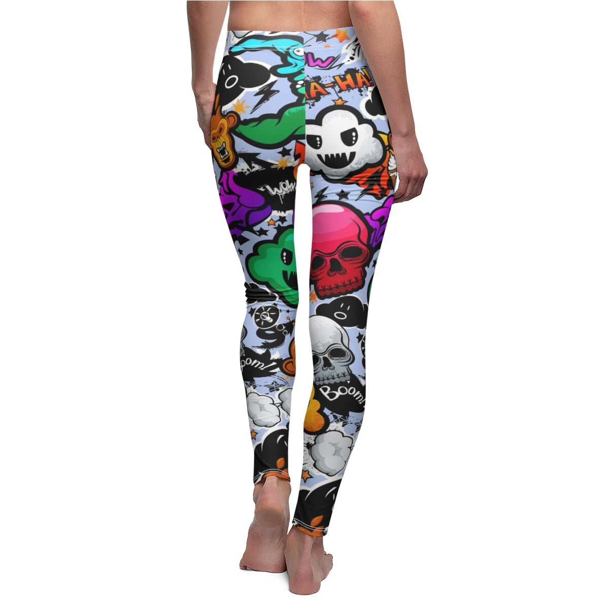Spooky Graffiti Women's Leggings