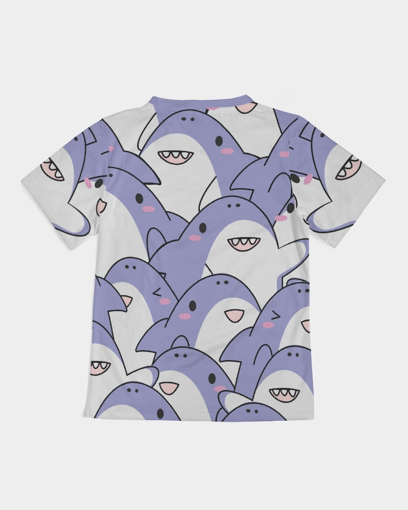 Shark Party Kids All-Over Print Tee