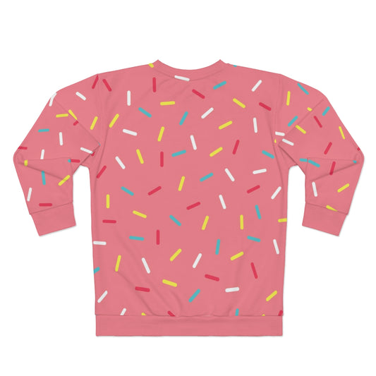Pink Donut Sprinkles Unisex Sweatshirt